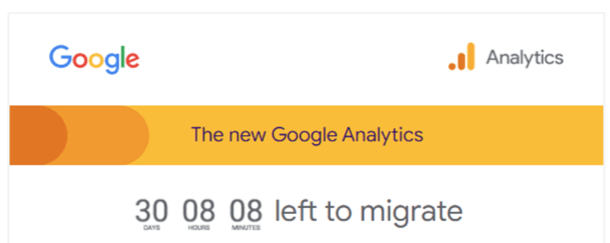 Google  Analytics  The new Google Analytics  30 days 08 hours 08 minutes left to migrate